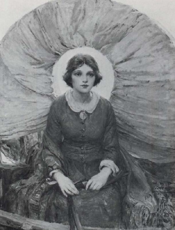 W.H.D. Koerner Madonna of the Prairie Sweden oil painting art